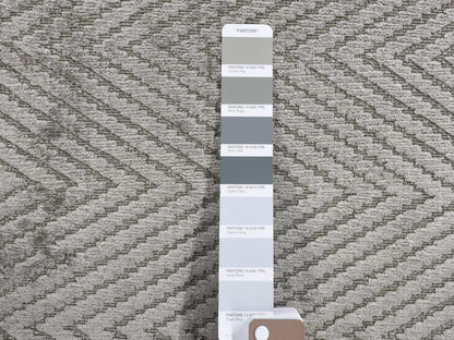 Beige 2'0" x 3'1" Modern and Contemporary Handloom Silk Rug - Sku: O080373