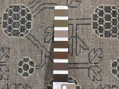 Khotan Khotan hand-knotted wool rug in Brown, 2'1" x 2'2" — SKU O080399 (view 3)