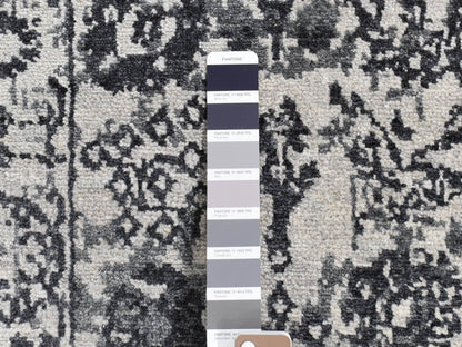 Ivory 2'1" x 3'2" Wool / Silk Hand knotted Wool/Silk Rug - Sku: O080485
