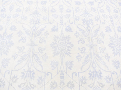 Beige 8'0" x 9'10" Oushak And Peshawar Hand knotted Wool Rug - Sku: O080503
