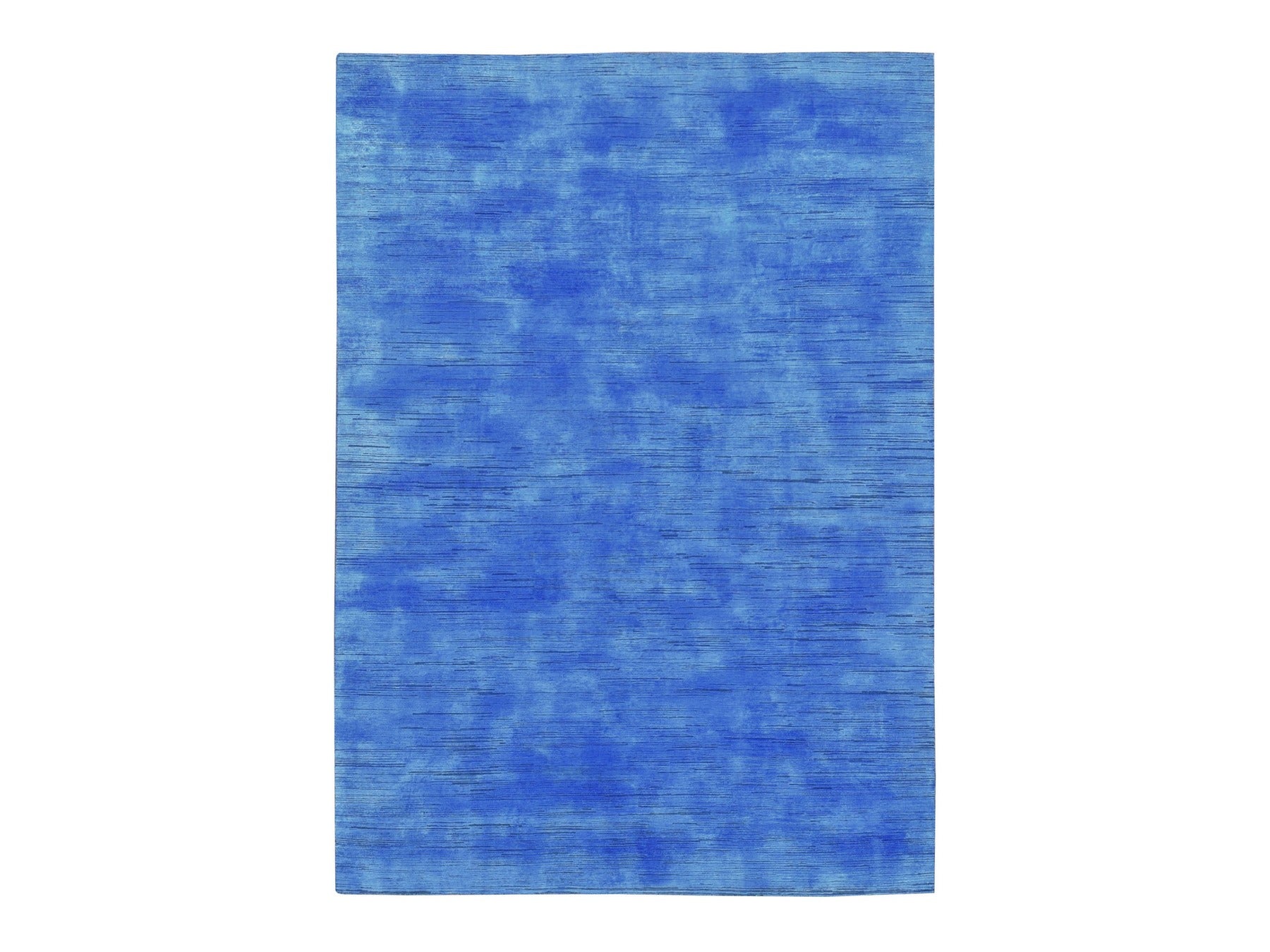 Modern / Contemporary hand-knotted wool rug in Overdyed, 10' x 14'1" — SKU O080518