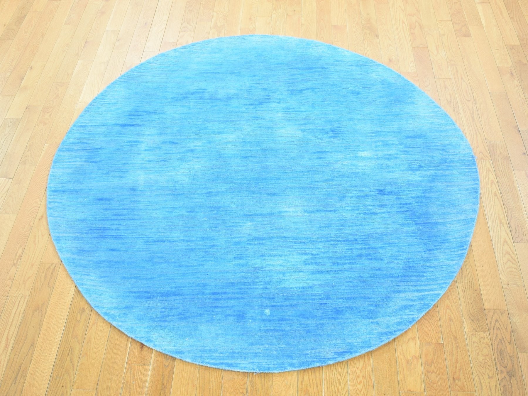 Vintage hand-knotted wool rug in Overdyed, 6'1" x 6'1" — SKU O080523 (view 2)