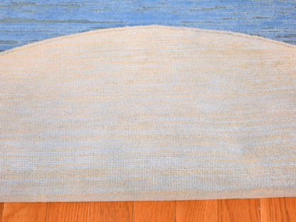 Vintage hand-knotted wool rug in Overdyed, 6'1" x 6'1" — SKU O080523 (view 3)