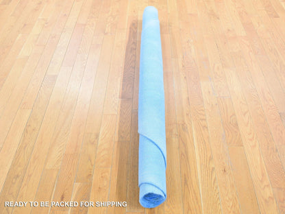 Vintage hand-knotted wool rug in Overdyed, 6'1" x 6'1" — SKU O080523 (view 6)