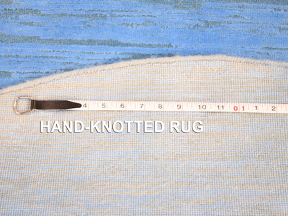 Vintage hand-knotted wool rug in Overdyed, 6'1" x 6'1" — SKU O080523 (view 8)