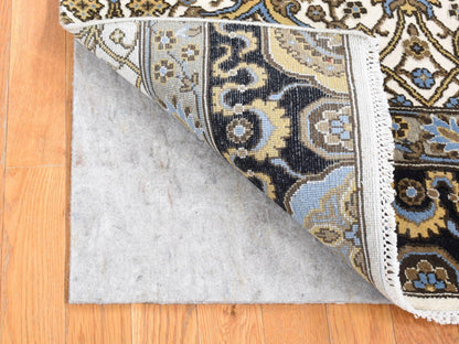 Rajasthan Rajasthan hand-knotted wool rug in Ivory, 2' x 3'2" — SKU O080612 (view 2)