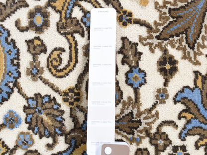 Ivory 2'0" x 3'2" Rajasthan Hand knotted Wool Rug - Sku: O080612