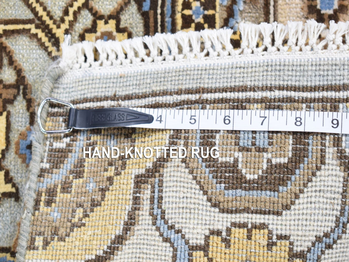 Rajasthan Rajasthan hand-knotted wool rug in Gray, 2' x 3'2" — SKU O080613 (view 5)