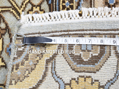 Rajasthan Rajasthan hand-knotted wool rug in Gray, 2' x 3'2" — SKU O080613 (view 5)