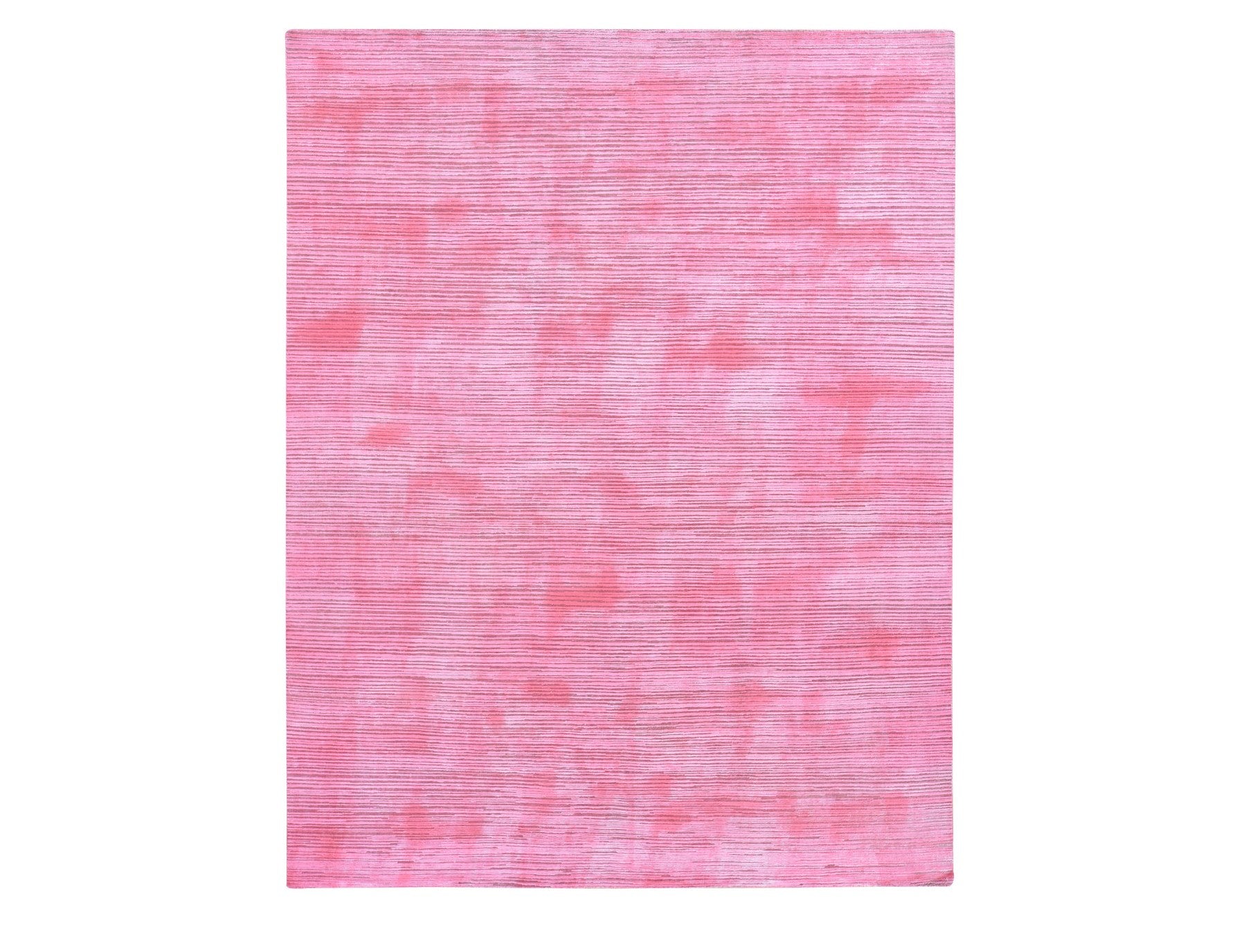 Vintage hand-knotted wool rug in Overdyed, 9'1" x 11'10" — SKU O080628