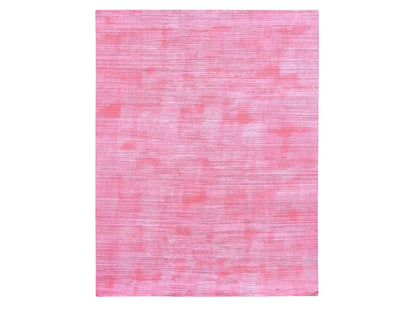 Vintage hand-knotted wool rug in Overdyed, 9'1" x 11'10" — SKU O080628