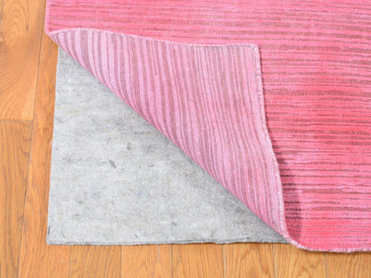 Overdyed 9'1" x 11'10" Vintage Hand knotted Wool Rug - Sku: O080628