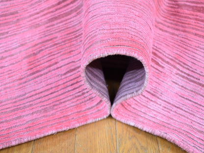 Vintage hand-knotted wool rug in Overdyed, 9'1" x 11'10" — SKU O080628 (view 5)