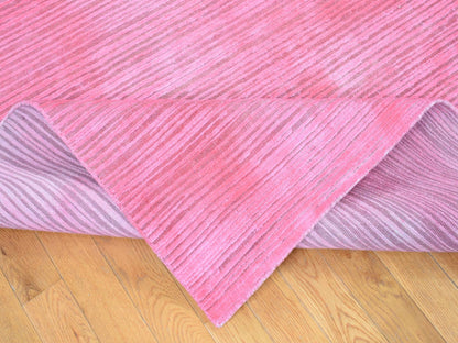 Vintage hand-knotted wool rug in Overdyed, 9'1" x 11'10" — SKU O080628 (view 6)