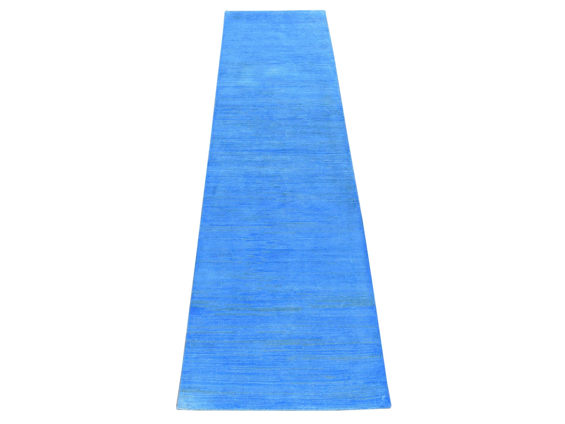 Vintage hand-knotted wool runner in Overdyed, 2'5" x 10'2" — SKU O080631