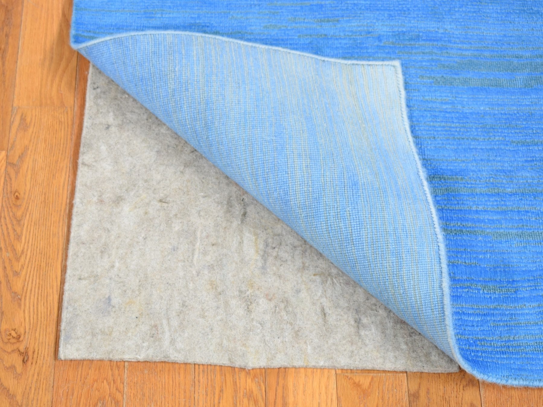 Overdyed 2'5" x 10'2" Vintage Hand knotted Wool Rug - Sku: O080631