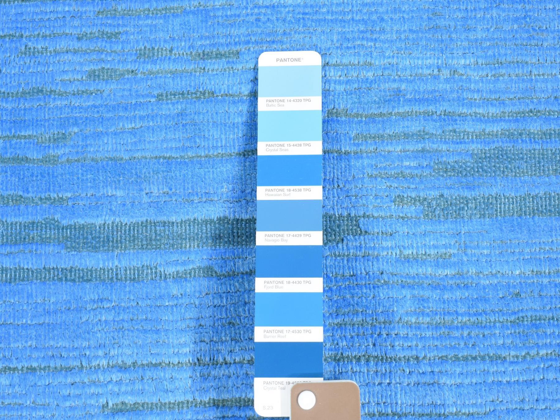 Vintage hand-knotted wool runner in Overdyed, 2'5" x 10'2" — SKU O080631 (view 3)