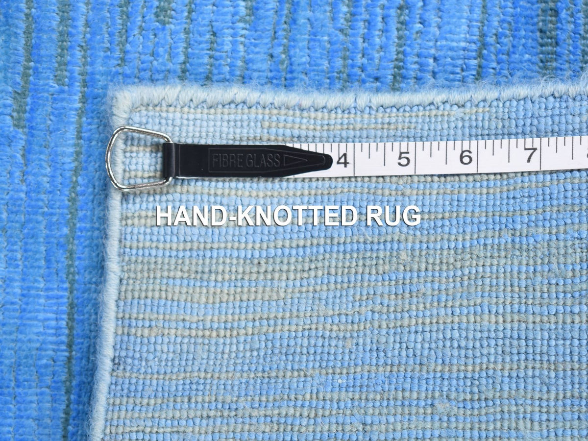 Vintage hand-knotted wool runner in Overdyed, 2'5" x 10'2" — SKU O080631 (view 6)