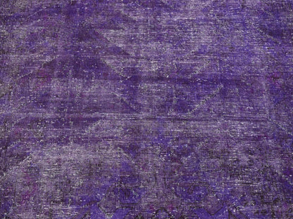Shiraz Oushak hand-knotted wool rug in Overdyed, 5'1" x 9'9" — SKU O080656 (view 8)