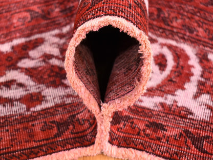 Tabriz Vintage hand-knotted wool rug in Overdyed & Ivory, 8'7" x 10'8" — SKU O080695 (view 5)