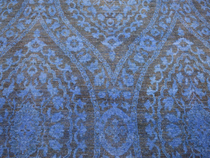 Vintage hand-knotted wool rug in Overdyed, 8' x 10' — SKU O080696 (view 8)