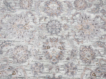 Green 7'10" x 10'0" Oushak / Peshawar Hand knotted Wool/Silk Rug - Sku: O080739