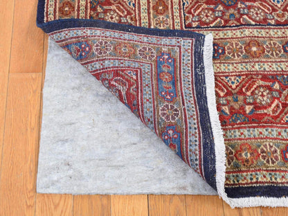 Red 7'9" x 10'10" Persian Hand knotted Wool Rug - Sku: O080778