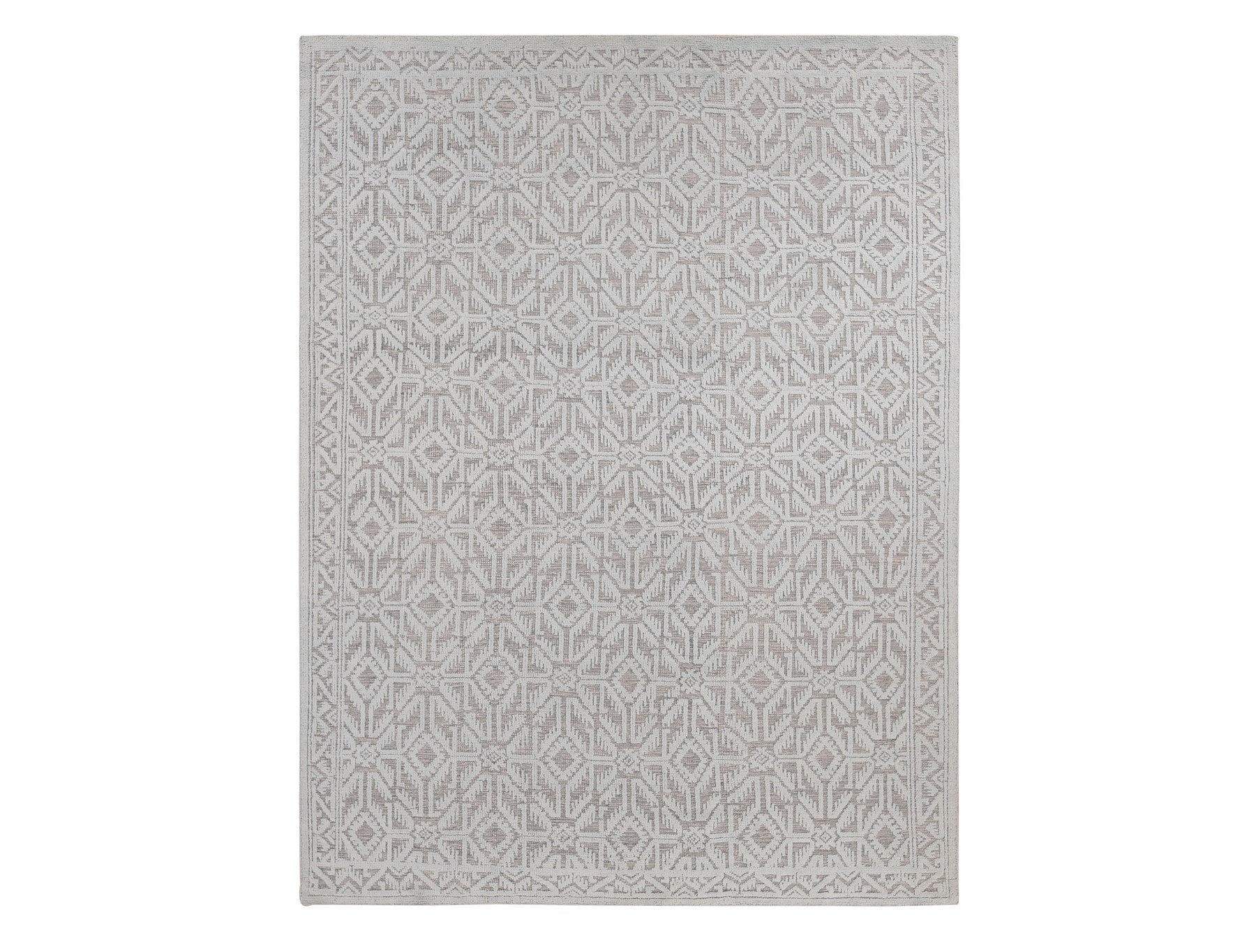 Oushak Tribal & Geometric hand-knotted wool rug in Blue, 9' x 12' — SKU O080823