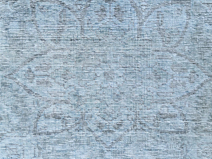 Tabriz Vintage hand-knotted worn wool rug in Blue, 9'10" x 12'2" — SKU O081099 (view 8)