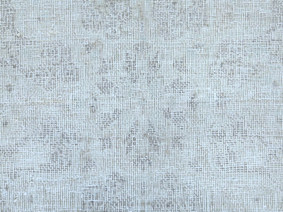 Kerman Vintage hand-knotted worn wool rug in Ivory & Beige, 9'7" x 12'6" — SKU O081247 (view 8)