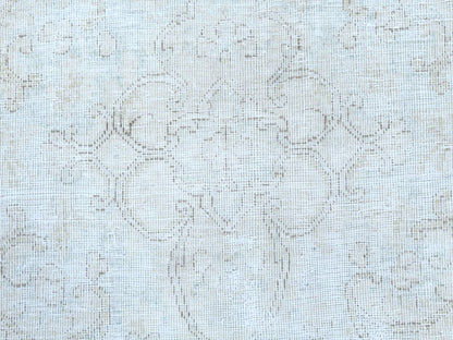 Beige 9'8" x 12'10" Vintage Hand knotted Wool Rug - Sku: O081248