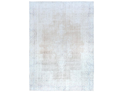 Beige 8'7" x 12'0" Vintage Hand knotted Wool Rug - Sku: O081249