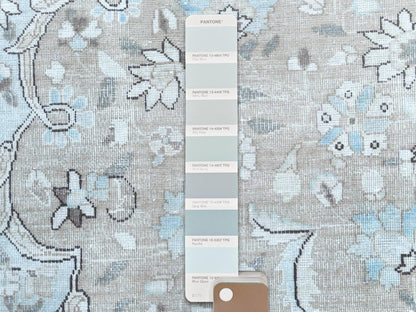 Beige 7'6" x 10'10" Vintage Hand knotted Wool Rug - Sku: O081267