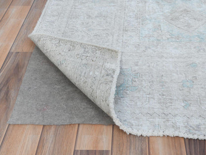 Beige 8'1" x 10'9" Vintage Hand knotted Wool Rug - Sku: O081285