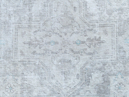 Beige 8'1" x 10'9" Vintage Hand knotted Wool Rug - Sku: O081285