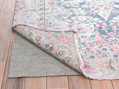 Blue 3'7" x 5'9" Persian Hand knotted Wool Rug - Sku: O081947