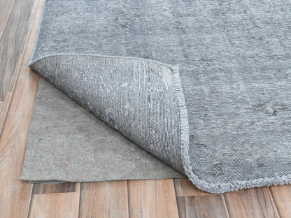Grey 9'5" x 12'2" Vintage Hand knotted Wool Rug - Sku: O082097