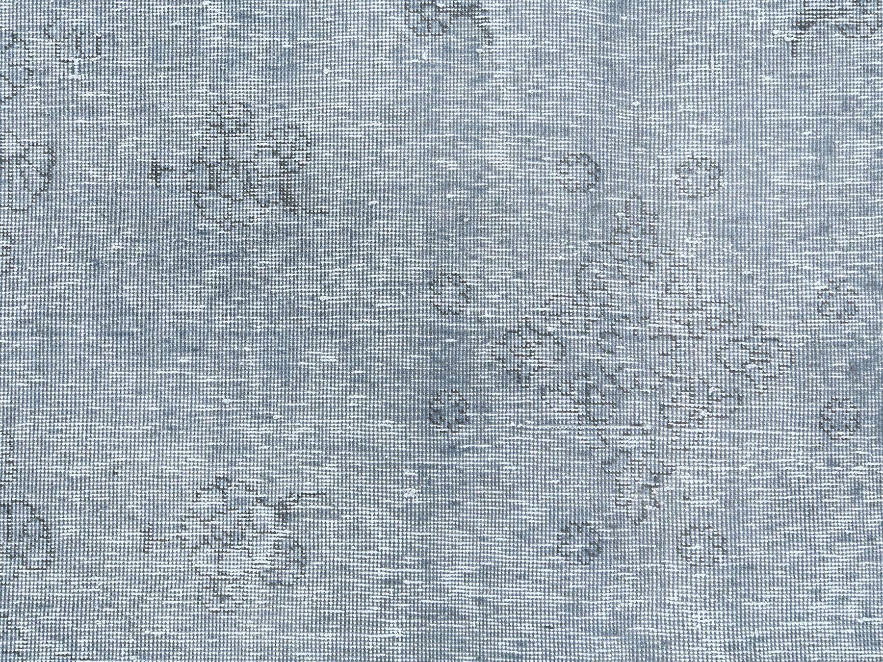 Tabriz Vintage hand-knotted wool rug in Gray, 9'5" x 12'2" — SKU O082097 (view 8)