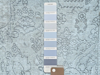 Tabriz Vintage hand-knotted wool rug in Gray, 9'4" x 12'3" — SKU O082340 (view 7)