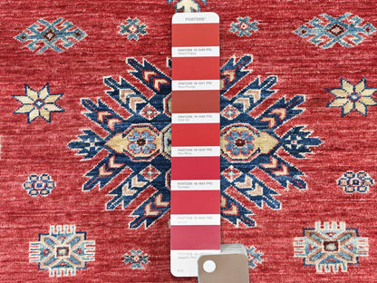 Kazak Kazak hand-knotted wool rug in Red & Ivory, 12'1" x 16' — SKU O082528 (view 8)