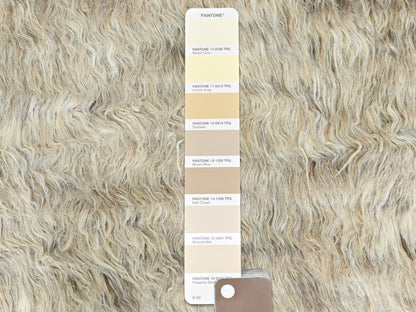 Beige 13'6" x 13'5" Modern and Contemporary Hand knotted Wool Rug - Sku: O082563
