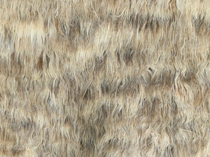 Beige 9'0" x 9'0" Modern and Contemporary Hand knotted Wool Rug - Sku: O082566