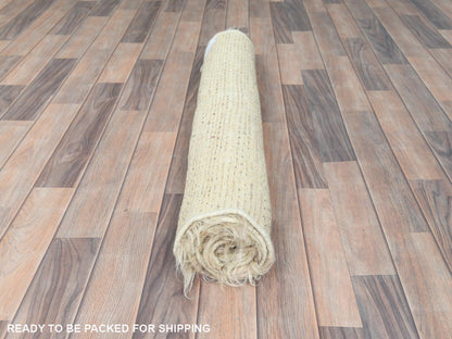 Beige 3'1" x 5'3" Modern and Contemporary Hand knotted Wool Rug - Sku: O082570