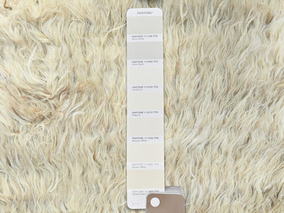 Beige 2'6" x 10'0" Modern and Contemporary Hand knotted Wool Rug - Sku: O082574