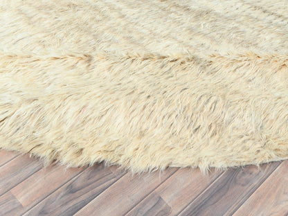 Beige 12'0" x 12'1" Modern and Contemporary Hand knotted Wool Rug - Sku: O082658