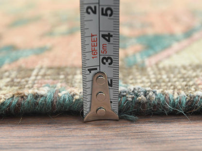 Brown 3'0" x 4'5" Vintage Hand knotted Wool Rug - Sku: O082788