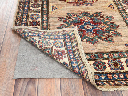 Brown 3'0" x 13'6" Kazak Hand knotted Wool Rug - Sku: O082911