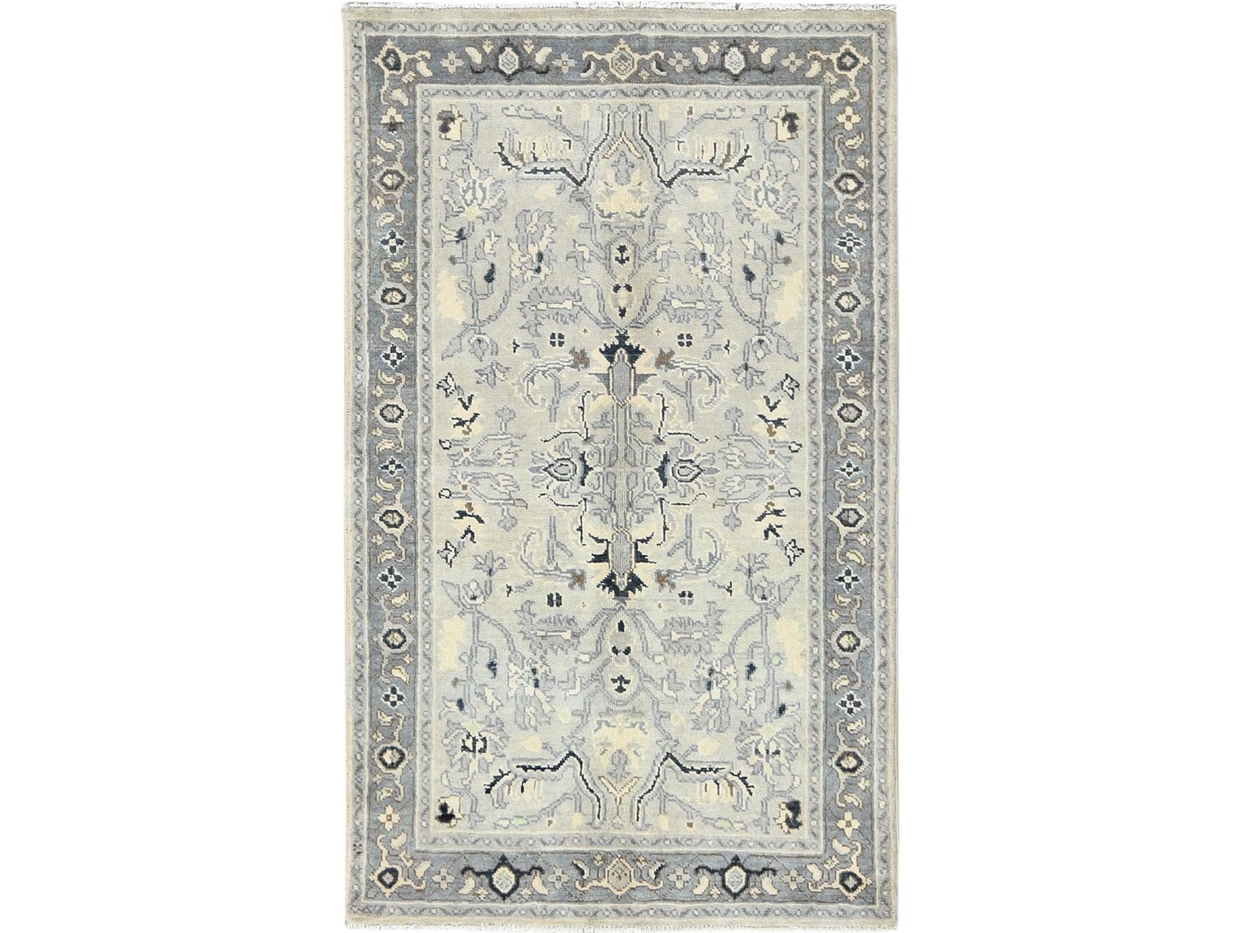 Heriz Heriz hand-knotted wool rug in Gray, 2'10" x 4'10" — SKU O082918
