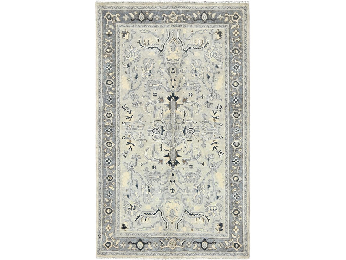Heriz Heriz hand-knotted wool rug in Gray, 2'10" x 4'10" — SKU O082918