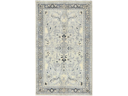 Heriz Heriz hand-knotted wool rug in Gray, 2'10" x 4'10" — SKU O082918